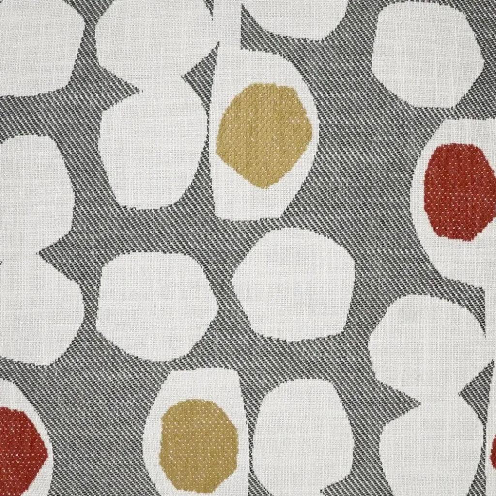 D.V. Kap Caprioni Abstract Red Yellow Large Throw Pillow