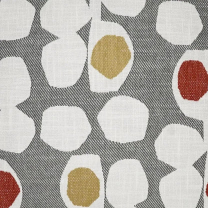 D.V. Kap Caprioni Abstract Red Yellow Large Throw Pillow