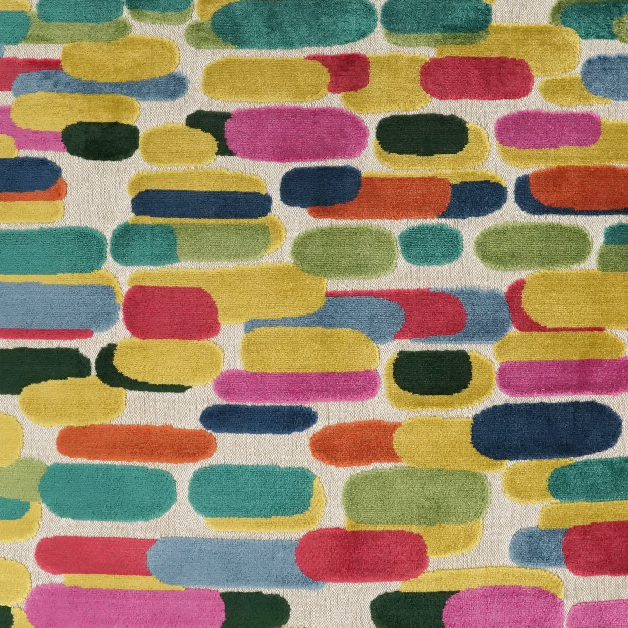 Capsules Multicolor Throw Pillow