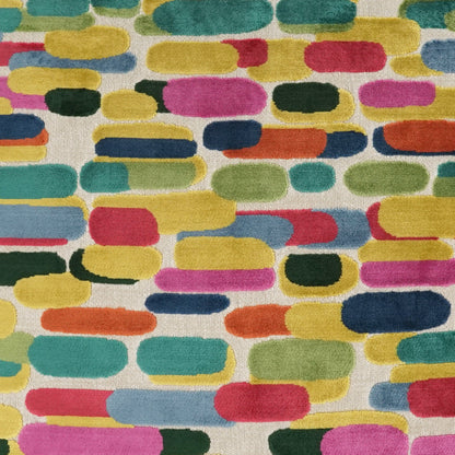 Capsules Multicolor Throw Pillow