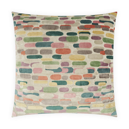 Capsules Multicolor Throw Pillow