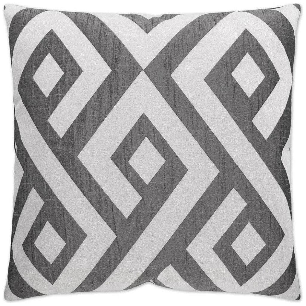 Carat Grey Throw Pillow With Insert - LOOMLAN - D.V. Kap - Throw Pillows