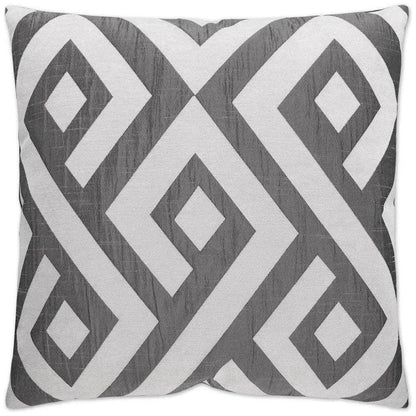 Carat Grey Throw Pillow With Insert - LOOMLAN - D.V. Kap - Throw Pillows