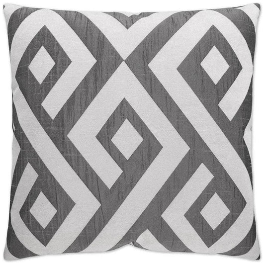Carat Grey Throw Pillow With Insert - LOOMLAN - D.V. Kap - Throw Pillows