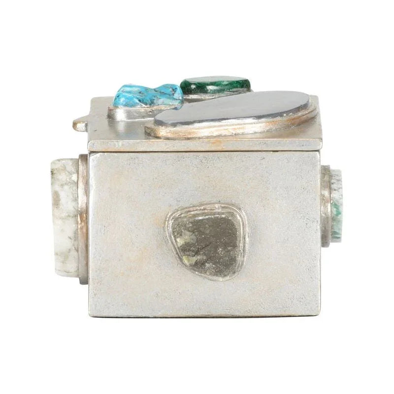 Caribbean Metal Made Jewelry Box - LOOMLAN - Chelsea House - Boxes & Bowls