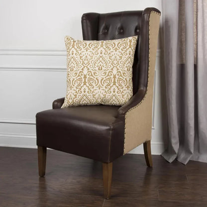 Carl Damask Decorative Throw Pillow For Couch - LOOMLAN - LOOMLAN - Throw Pillows