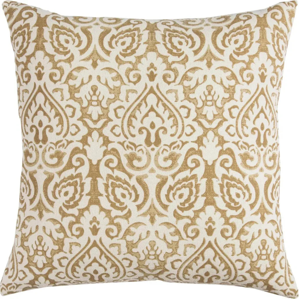 Carl Damask Decorative Throw Pillow For Couch - LOOMLAN - LOOMLAN - Throw Pillows