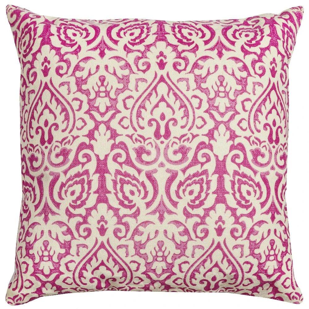 Carl Damask Decorative Throw Pillow For Couch - LOOMLAN - LOOMLAN - Throw Pillows
