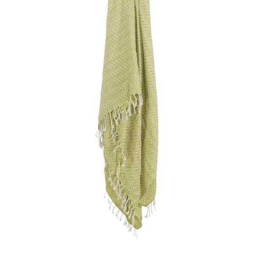 LOOMLAN Carla Chevron Cotton Throw Blanket