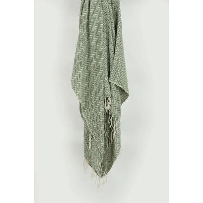 Carla Chevron Cotton Throw Blanket - LOOMLAN - LOOMLAN - Throw Blankets