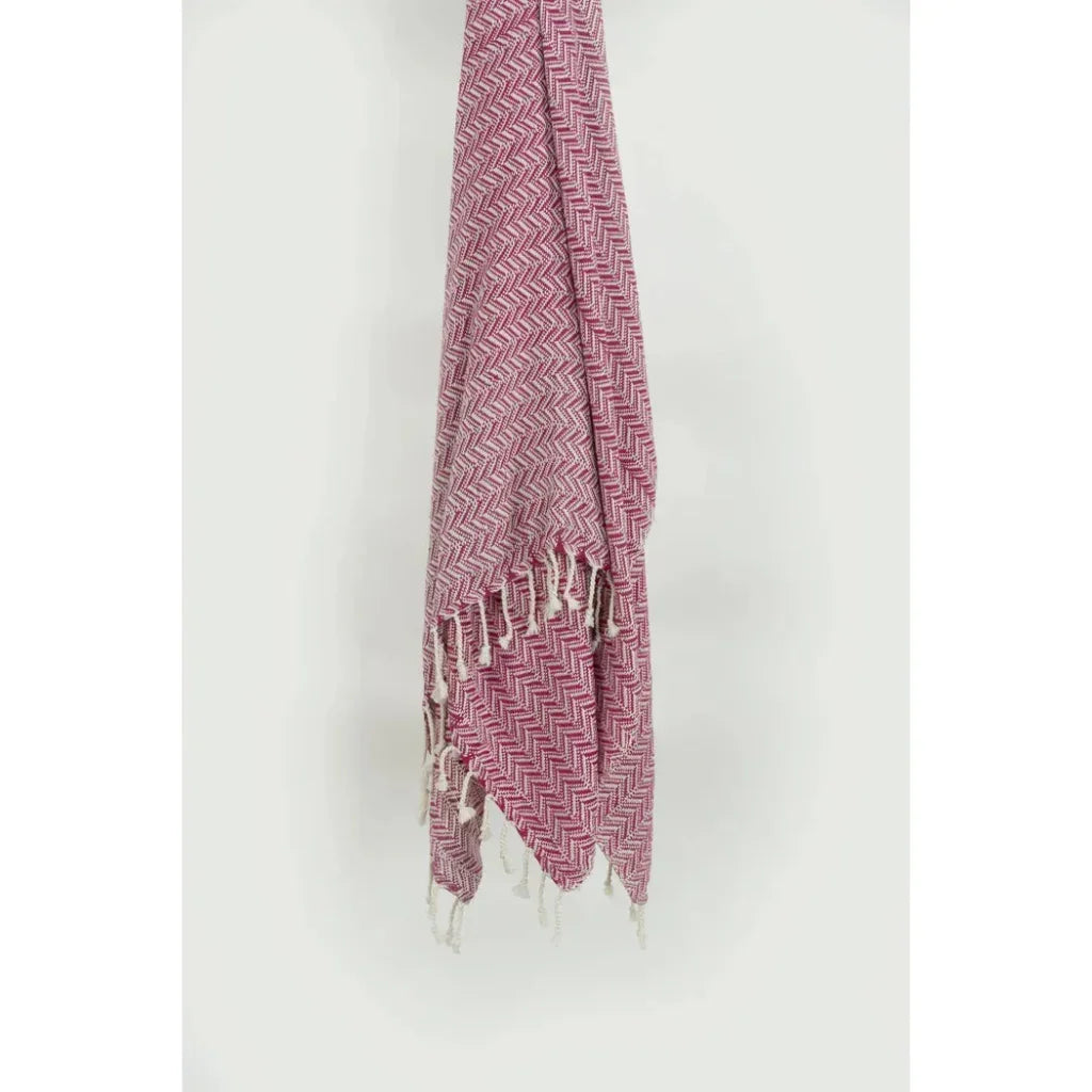 Carla Chevron Cotton Throw Blanket - LOOMLAN - LOOMLAN - Throw Blankets