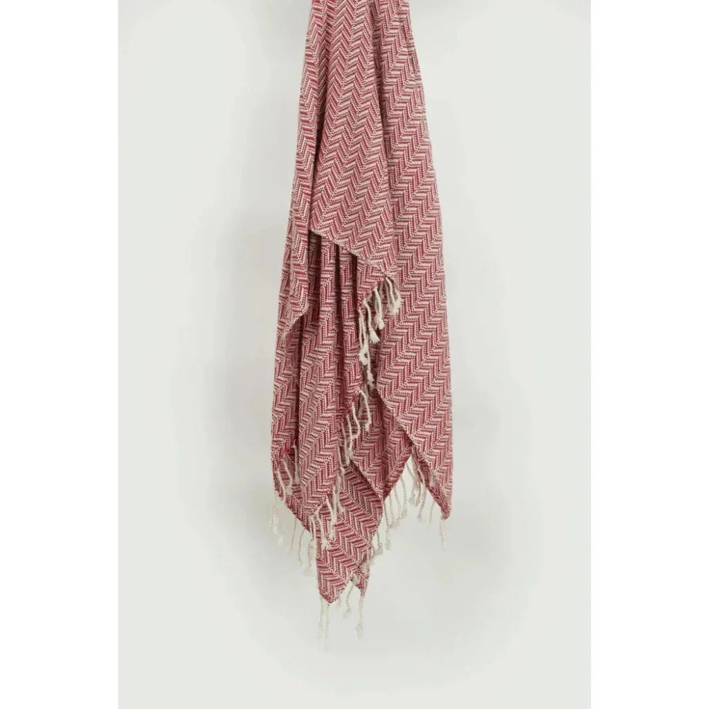 Carla Chevron Cotton Throw Blanket - LOOMLAN - LOOMLAN - Throw Blankets