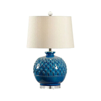 Carlotta Hand Sculpted Ceramic Table Lamp - LOOMLAN - Wildwood - Table Lamps