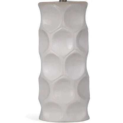 Cassidy 28" Tall Ceramic Cream Table Lamp - LOOMLAN - Bassett Mirror - Table Lamps