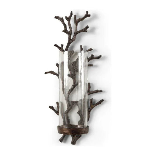Cast Alloy Coral Design Wall Sconce - LOOMLAN - Wildwood - Wall Sconces