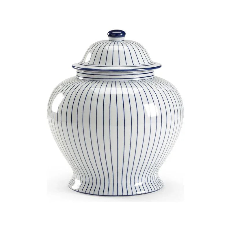 Castle Hand Decorated Porcelain Urn - LOOMLAN - Chelsea House - Vases & Jars