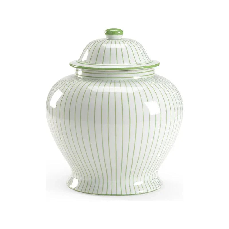 Castle Hand Decorated Porcelain Urn - LOOMLAN - Chelsea House - Vases & Jars