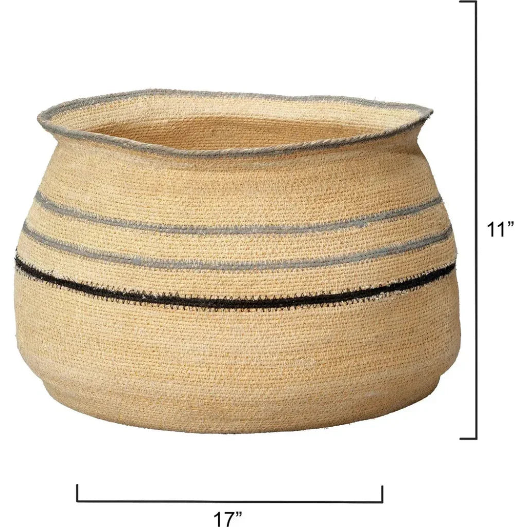 Caterpillar Basket - LOOMLAN - Jamie Young - Vases & Jars