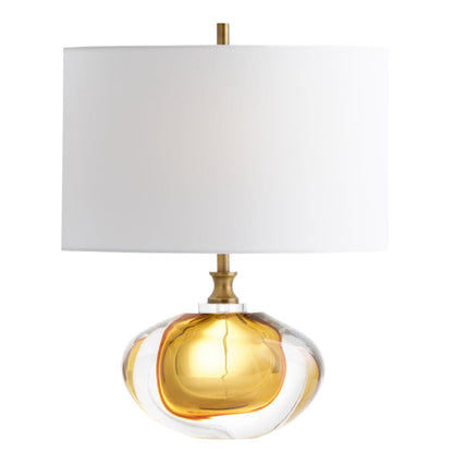 Celestial Brown Glass Table Lamp