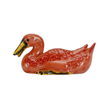 Ceramic Made Duck Sculpture - LOOMLAN - Chelsea House - Statues & Sculptures