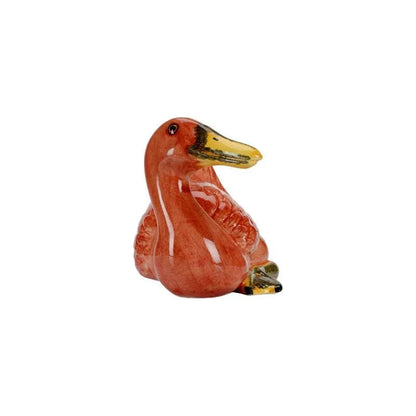 Ceramic Made Duck Sculpture - LOOMLAN - Chelsea House - Statues & Sculptures