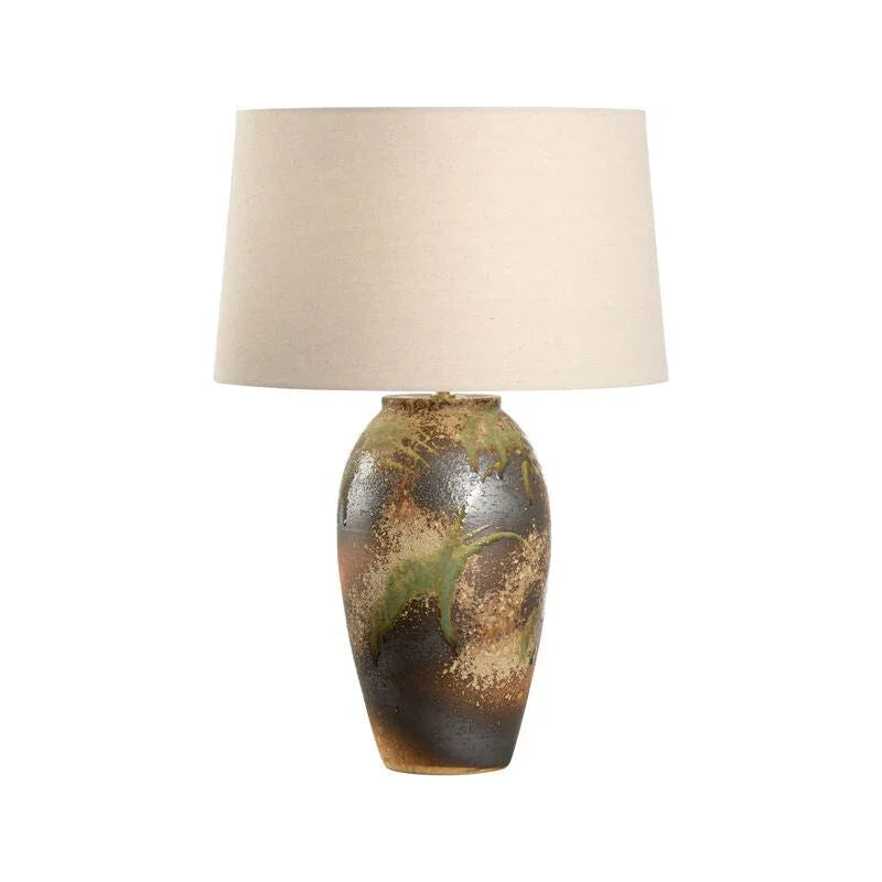 Chaiaki Sandy Clay Handcrafted Table Lamp - LOOMLAN - Wildwood - Table Lamps