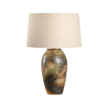 Chaiaki Sandy Clay Handcrafted Table Lamp - LOOMLAN - Wildwood - Table Lamps