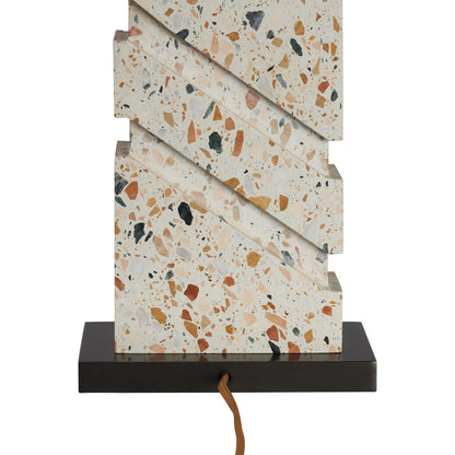 Chandra Striking Terrazzo Base Table Lamp