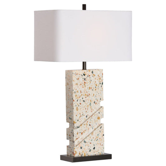 Chandra Striking Terrazzo Base Table Lamp