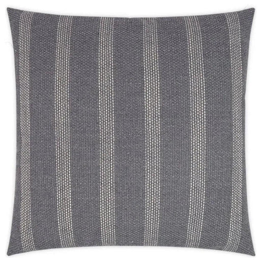 Channel Caper Grey Throw Pillow With Insert - LOOMLAN - D.V. Kap - Throw Pillows