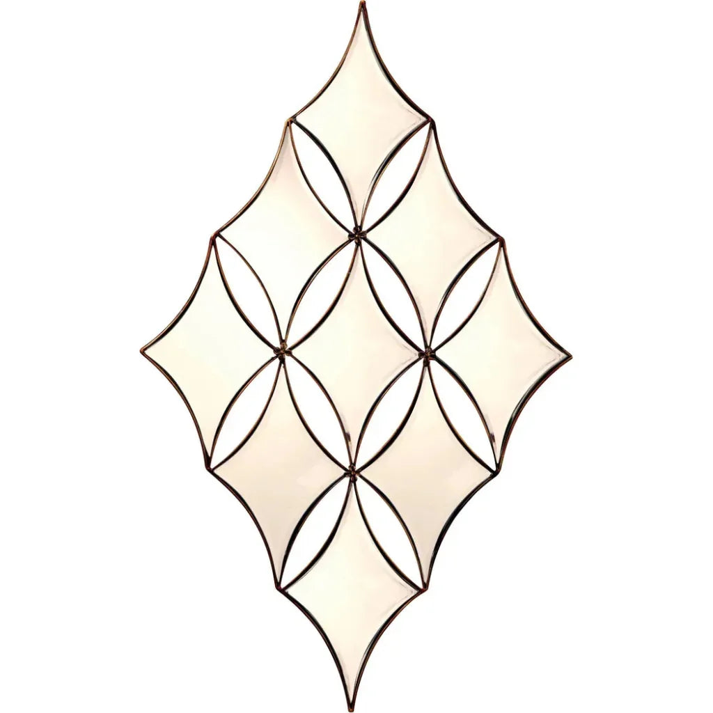 Channing Metal Brown Wall Mirror - LOOMLAN - Bassett Mirror - Wall Mirrors