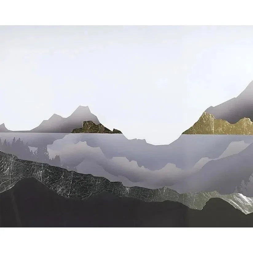 Charcoal Frame Luxe Art-Framed Wall Art-SUNPAN-LOOMLAN