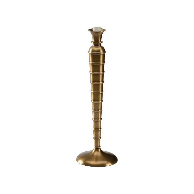 Charlotte Candlestick Brass Made Candleholder - LOOMLAN - Wildwood - Candle Holders