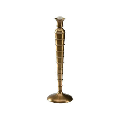 Charlotte Candlestick Brass Made Candleholder - LOOMLAN - Wildwood - Candle Holders