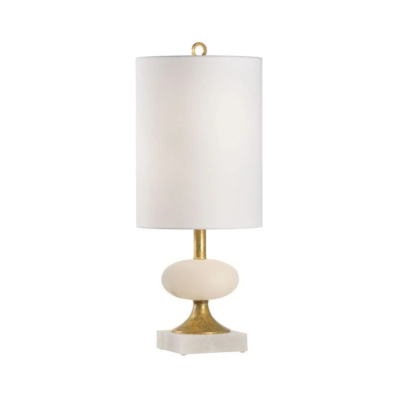 Charlotte Natural White Alabaster Table Lamp - LOOMLAN - Chelsea House - Table Lamps