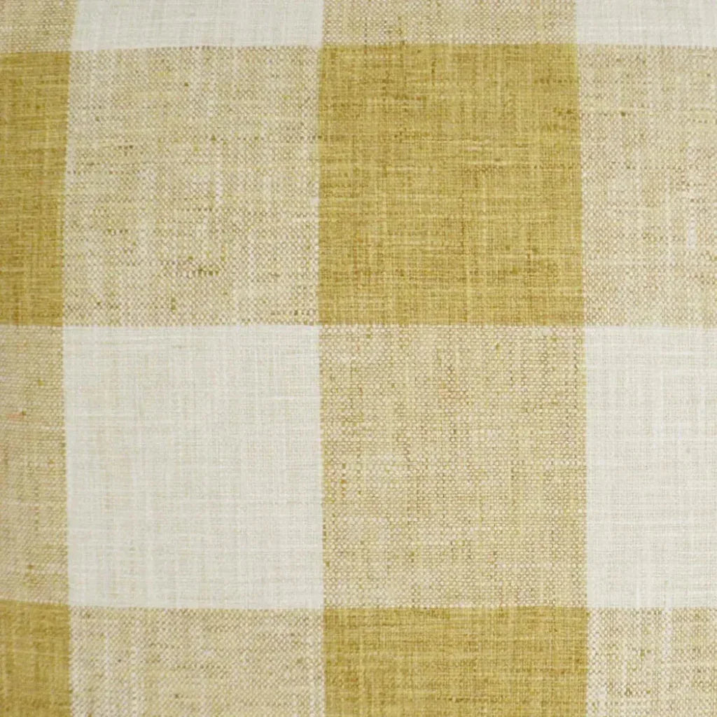 D.V. Kap Check Please Yellow Throw Pillow With Insert