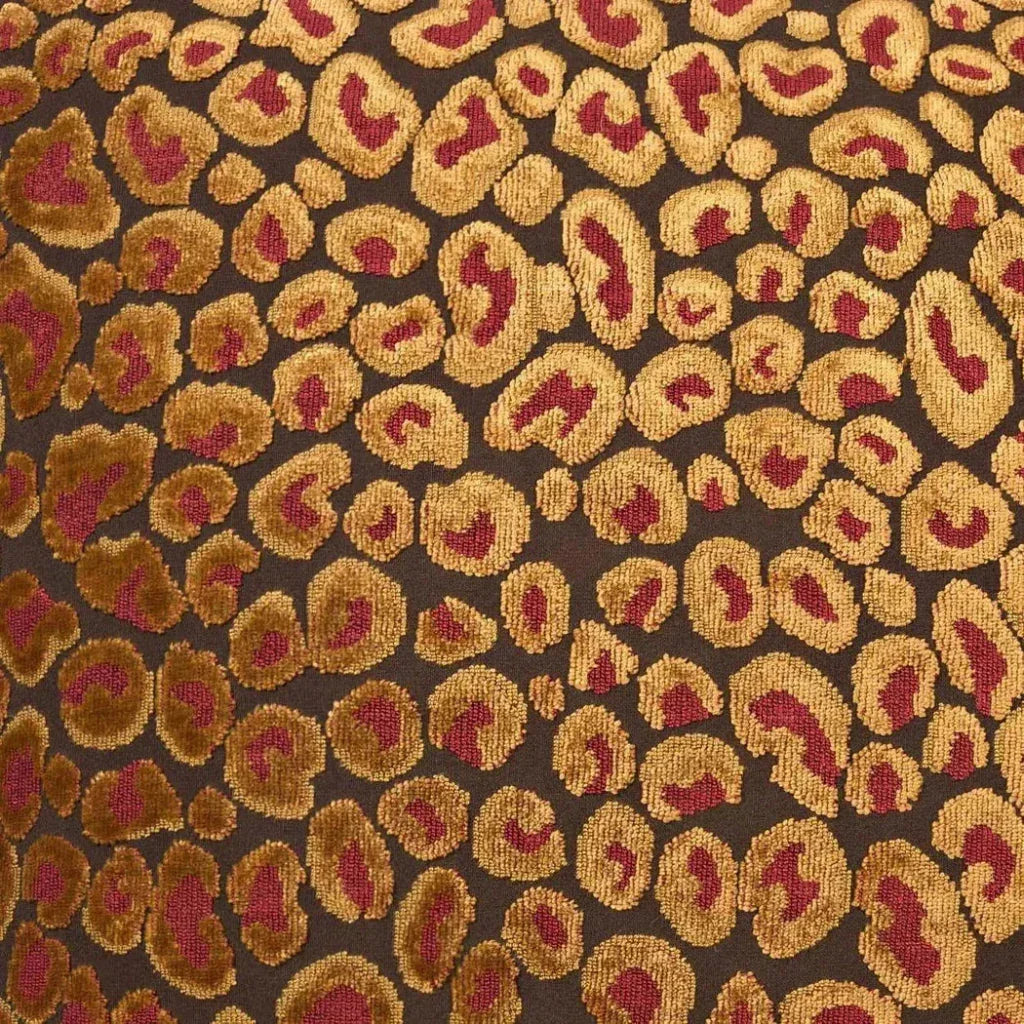 Cheetah Ruby Red Throw Pillow With Insert - LOOMLAN - D.V. Kap - Throw Pillows