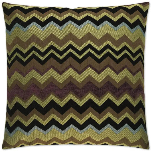 Chevron Brown Throw Pillow With Insert - LOOMLAN - D.V. Kap - Throw Pillows