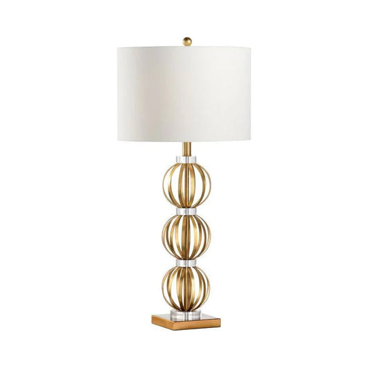Chicago Modern Metallic Gold Design Table Lamp - LOOMLAN - Chelsea House - Table Lamps