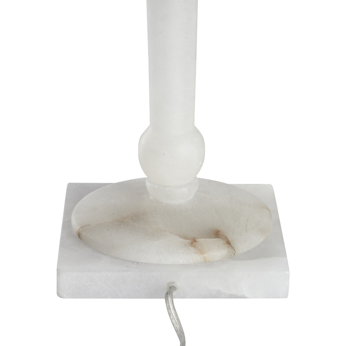 City Lights White Alabaster Table Lamp