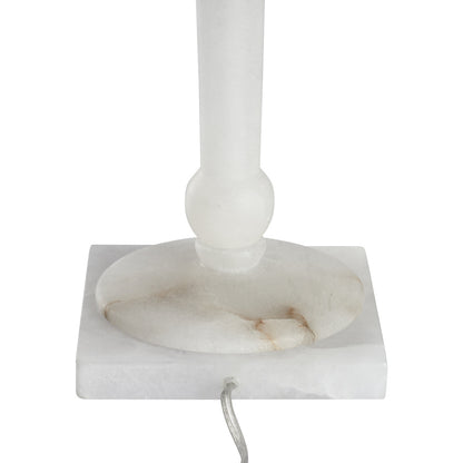 City Lights White Alabaster Table Lamp