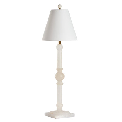 City Lights White Alabaster Table Lamp
