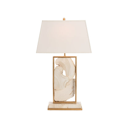 Clam Shell White Table Lamp