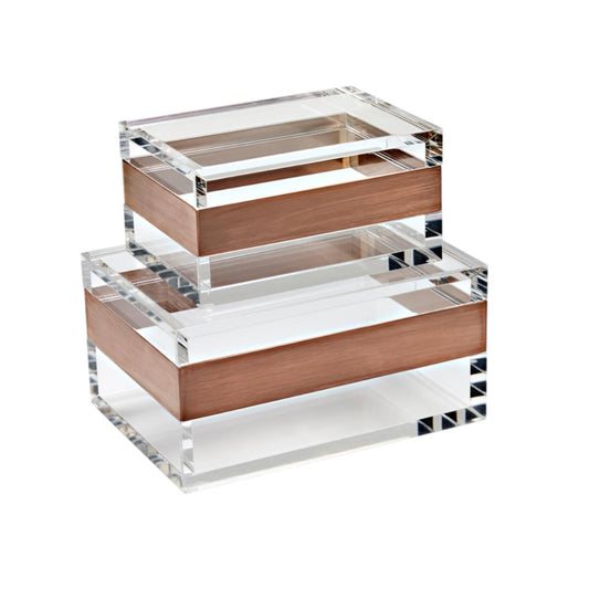 Clara Clear Acrylic Box 2PC