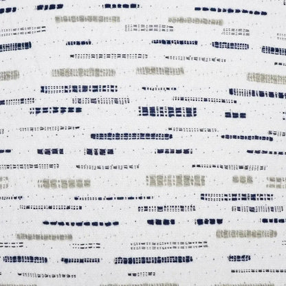 Clarity Stripes White Navy Large Throw Pillow Insert - LOOMLAN - D.V. Kap - Throw Pillows