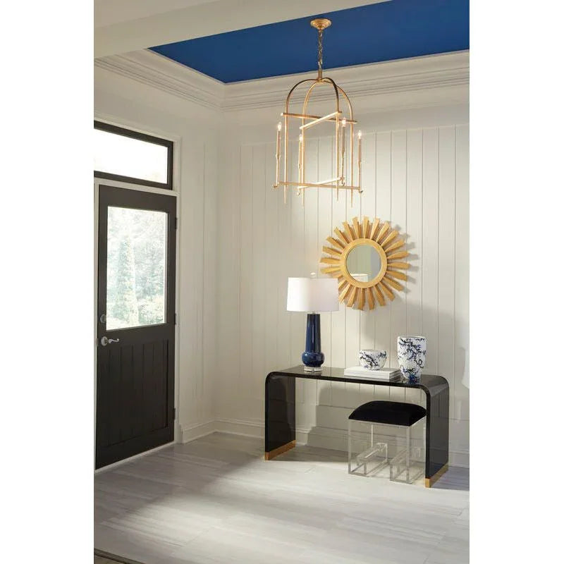 Classic Blue Glazed Ceramic Table Lamp - LOOMLAN - Wildwood - Table Lamps