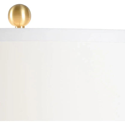 Classic White Round Shade Table Lamp - LOOMLAN - Chelsea House - Table Lamps