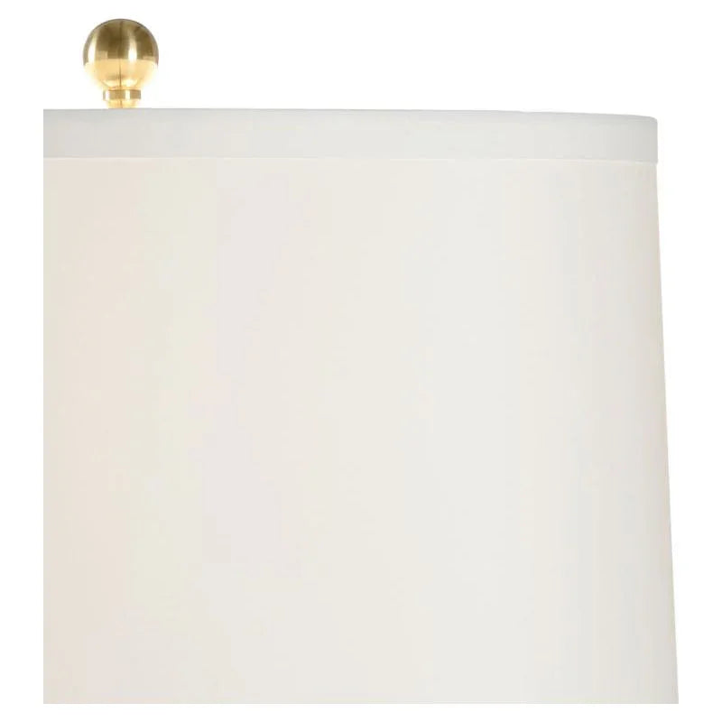 Classic White Round Shade Table Lamp - LOOMLAN - Chelsea House - Table Lamps
