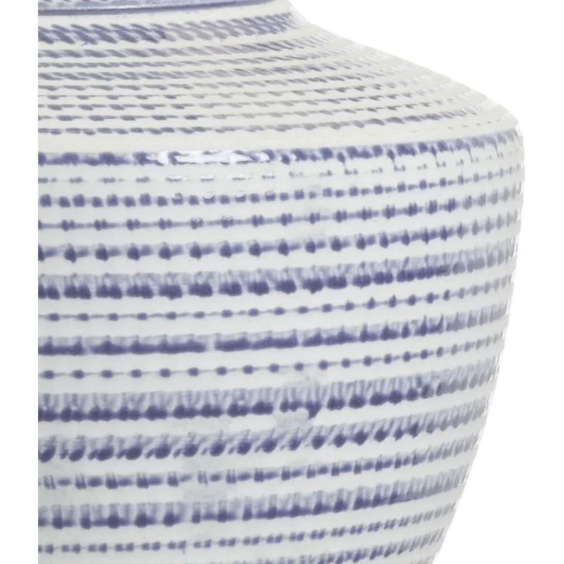 Classic White Round Shade Table Lamp - LOOMLAN - Chelsea House - Table Lamps