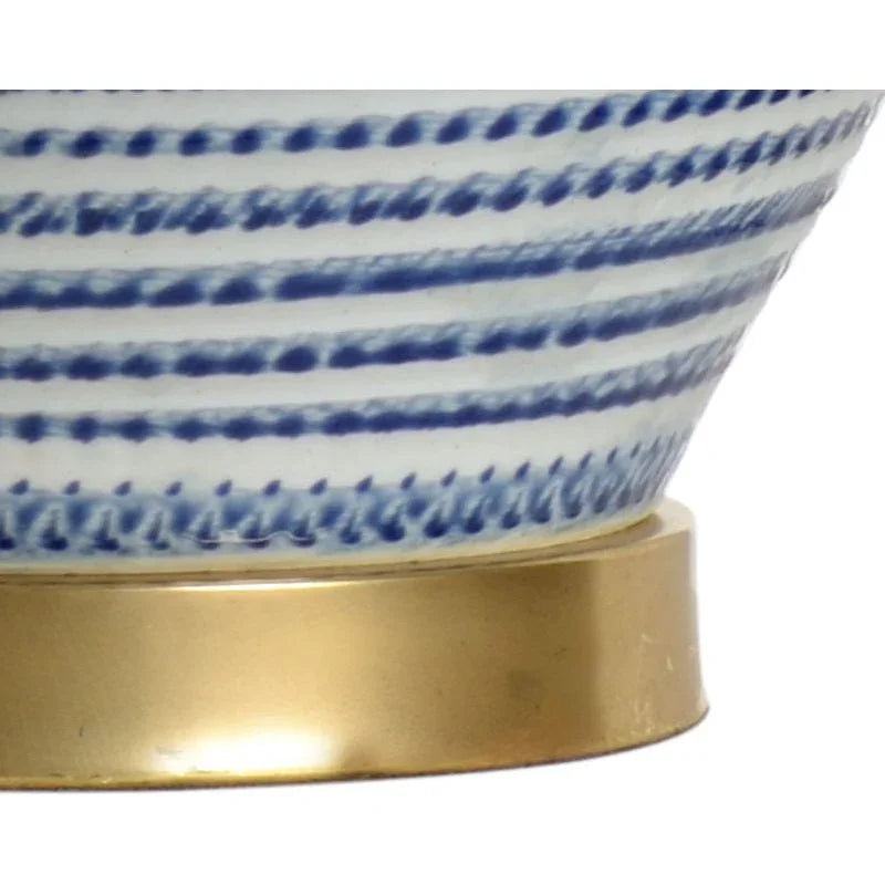 Classic White Round Shade Table Lamp - LOOMLAN - Chelsea House - Table Lamps